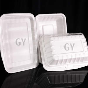 Boîtes à repas jetables pour restauration rapide, contenants alimentaires en mousse, boîtes à repas, boîtes à déjeuner, boîtes à petit-déjeuner - Product Image 2