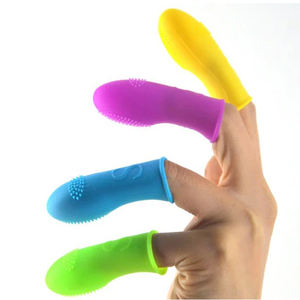 Faak मिनी उंगली स्टाल आस्तीन 5 रंग सेट महिलाओं महिला भगशेफ संभोग masturbator मालिश masturbator fingerstall सेक्स उत्पाद - Product Image 2