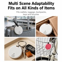Localizador Inteligente de Doble Sistema, Dispositivo Antipérdida Compatible con IOS y Android, Etiqueta Inalámbrica Mini, Rastreador Global para Mascotas, AirTag GPS