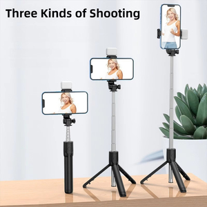 Trípode Flexible Impermeable para Selfies con Rotación y Control Remoto Bluetooth, Soporte Extensible para Teléfono para Transmisión en Vivo, Vlogging, TikTok - Product Image 2