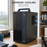 Ordinateur de bureau professionnel Export HygonC86 3350, ensemble complet, 8 Go de RAM, SSD 512 Go, carte graphique dédiée 2 Go, écran 23,8 pouces, ordinateur de bureau personnalisé