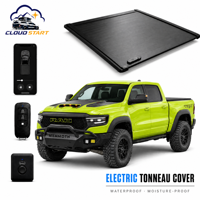 Bâche de benne manuelle rétractable pour Ram 1500, couvre-benne enroulable pour Ram 1500 Classic, Nissan Titan 2016-2024, avec verrous