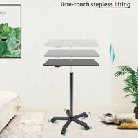 Nouvelle table mobile élévatrice au design moderne et simple, multifonctionnelle pour usage commercial et bureautique