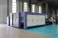 Machine de découpe laser à fibre entièrement fermée de haute précision 3000W-12000W avec prise en charge AI/PLT pour la découpe de l'acier inoxydable et des alliages d'aluminium