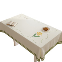 Nappe imperméable, anti-taches et sans lavage, style moderne minimaliste, luxe léger, rectangulaire, nouveau style, housse de table à manger