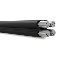 Conductores de Aluminio NFA2X con Aislamiento XLPE de Bajo Voltaje 0.6/1kV 3kV, Voltaje de Prueba 90C, Temperatura Máxima 90C, para Estaciones de Energía Aéreas