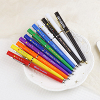 Stylos à bille en plastique multicolores à prix avantageux, personnalisables avec logo, vente en gros