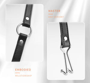 Gog SM — jouet sexuel, bouchon de bouche, en lin, crochet-nez, Stimulation sexuelle, jeu de maître esclave - Product Image 5