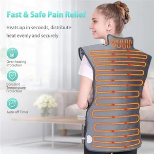 Manufacturers Provide Neck Shoulders Back Pain Relief With Controller Warm Microwave Heating Pad