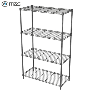 Étagère métallique robuste à 4 niveaux, capacité 1000 lbs, étagère de rangement réglable pour garage, sous-sol, entrepôt - Product Image 3