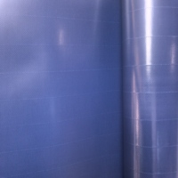 Tissu enduit de PVC de qualité hivernale russe, résistant aux fissures à froid -30°C ° C pour rideaux d'entrepôt et enclos industriels*
