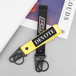 Llaveros de Motocicleta con Bordado Tejido, Accesorios con Logotipo Personalizado, Llaveros Cortos con Cordón, Cordones de Muñeca para Motocicleta - Product Image 5