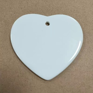 Ornements de Noël en Céramique en Gros, 3 Pouces, Suspendus Décoratifs Blancs pour Cadeau de Fêtes - Product Image 3