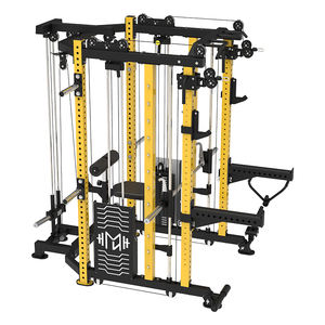OEM ODM fabbrica Multi-funzionale acciaio Smith macchina forza allenamento palestra attrezzature per il Fitness - Product Image 1