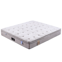 Matelas hybride à ressorts ensachés respirant, anti-transpiration, fermeté moyenne, taille double, pour la décoration de chambre familiale