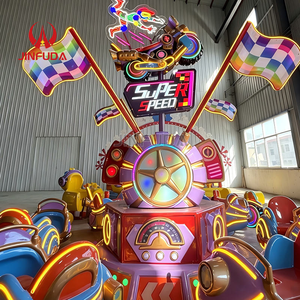 Nuevo Diseño de Atracciones para Parques de Diversiones, Fabricante de Juegos Familiares, Juegos de Motocicletas Whirlwind en Venta - Product Image 2