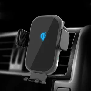 Smart Sensor 15W Auto Draadloze Oplader Voor Mobiele Telefoon Automatische Spannen Zuignap Houder Telefoon Mount Draadloze Autolader