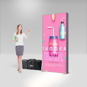 2025 Últimos modelos <span class=keywords><strong>ADMAX</strong></span> D80P Cabina de exhibición de Feria de doble cara Cabina de caja de luz SEG sin herramientas con marco de aluminio - Product Image 1