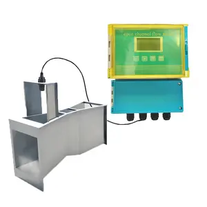 Medidor de flujo de canal abierto ultrasónico electromagnético, doppler modbus RS485 con certificado CE