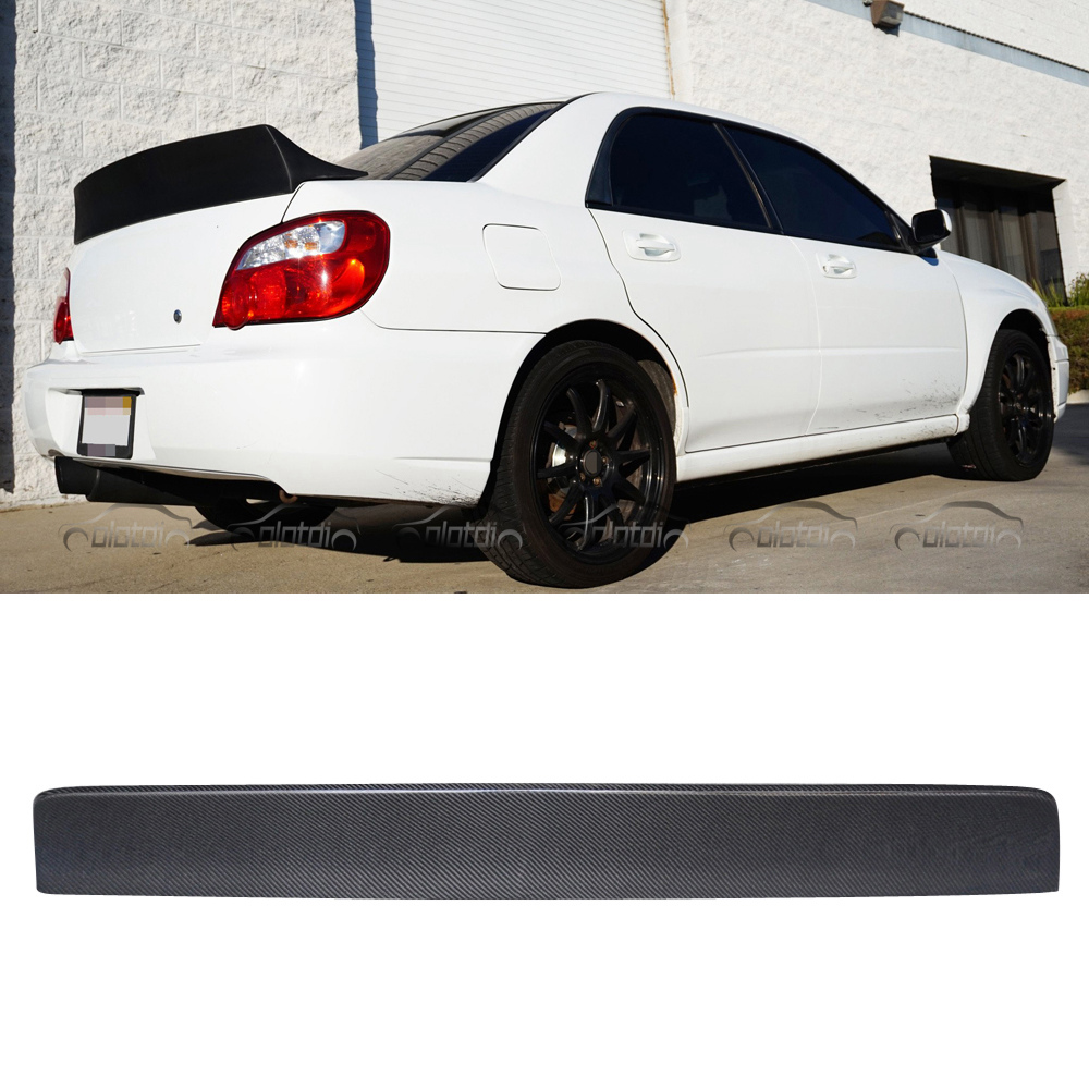 Alerón Estilo Pato Fibra De Carbono Para Subaru WRX STi 2015-2021 | Trasero, Efecto Downforce