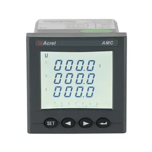 Eenergy Meter Tiga Fase 3P4W Amc Model Catatan Sejarah Harmonis 230V/400V dengan Output 4-20Ma