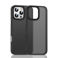 Coque de téléphone portable ultra-fine en TPU mat antichoc et anti-rayures pour iPhone 17 16 15 14 13 12 11 Pro Max Plus, design simple