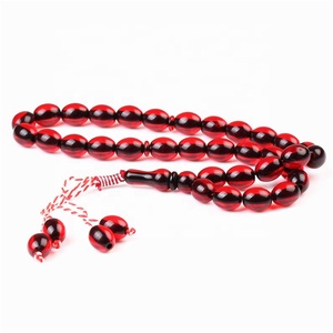 Perline di rosario musulmano acrilico fatto a mano all'ingrosso di alta qualità per <span class=keywords><strong>preghiera</strong></span> musulmana 33 perline tasbih - Product Image 5