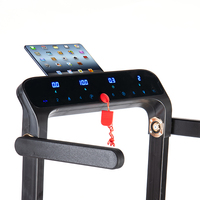 Tapis roulant motorisé pliable pour la marche à domicile, fabriqué en Chine, avec écran LED et structure en acier, unisexe