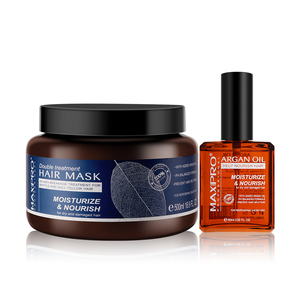 Maxipro chuyên nghiệp điều trị tóc sâu sửa chữa collagen hữu cơ dầu Argan Mặt nạ tóc cho tóc bị hư hỏng Salon sử dụng - Product Image 2