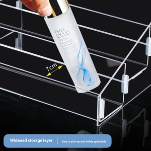 Hiện Đại Trong Suốt Thân Thiện Với Môi Acrylic Thang Hiển Thị Đứng Làm Tay Mù Hộp Lưu Trữ Giá Cho Nước Hoa Rượu Vang Đồ Uống - Product Image 4