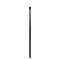 HMU Logo personnalisé de haute qualité manche en bois noir pinceaux de fard à paupières de maquillage pour les yeux
