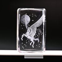 Cristal Cube Ornement 5*8cm Bureau Bureau Table Basse Décor Vacances Graduation Retour À L'école Cadeaux Pierre Autre Cristal Artisanat