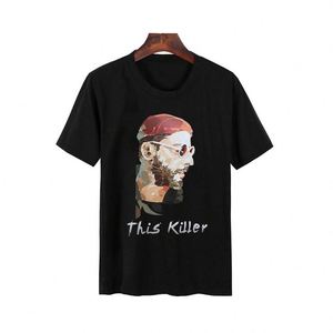 T-shirt en coton pour homme, impression DTG personnalisée, grande taille, haute qualité AI-MICH - Product Image 1
