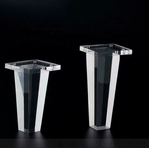 Pieds <span class=keywords><strong>de</strong></span> meubles en acrylique transparent, pieds en lucite pour chaises, design contemporain pour la maison, le bar et le salon - Product Image 2