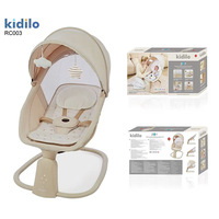 Chaise à bascule électrique personnalisée Kidilo Factory pour bébé, transat à bascule pour nouveau-né avec auvent solaire et télécommande