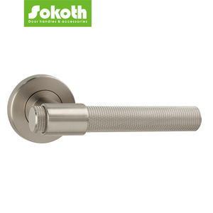 Sang Trọng Rắn Kẽm Hợp Kim Đòn Bẩy Có Knurled Cửa Xử Lý Vòng Vàng Đánh Bóng Bền Không Thấm Nước <span class=keywords><strong>Key</strong></span> Hoạt Động Thông Minh Ổ Khóa Loạt - Product Image 6