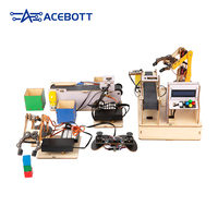Kit de brazo de Robot educativo de fábrica inteligente ESP32 STEM para Arduino Compatible con Escuela, solución de hogar inteligente, Kits educativos de programación