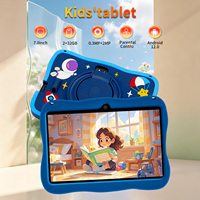 Tablette éducative pour enfants Mission Control Astronaut 7 pouces Android 12 2 Go MTK avec contrôle parental, moniteur, Wi-Fi, GPS, déverrouillage facial, Nouveau, en gros