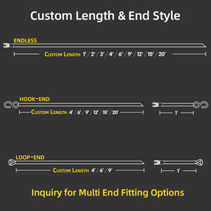 Sangle d'arrimage Stealth Ultimate Scratch Free 450 kg LC noire avec revêtement époxy, boucle <span class=keywords><strong>à</strong></span> came de 25 mm pour kayak, SUP, galerie de toit - Product Image 5