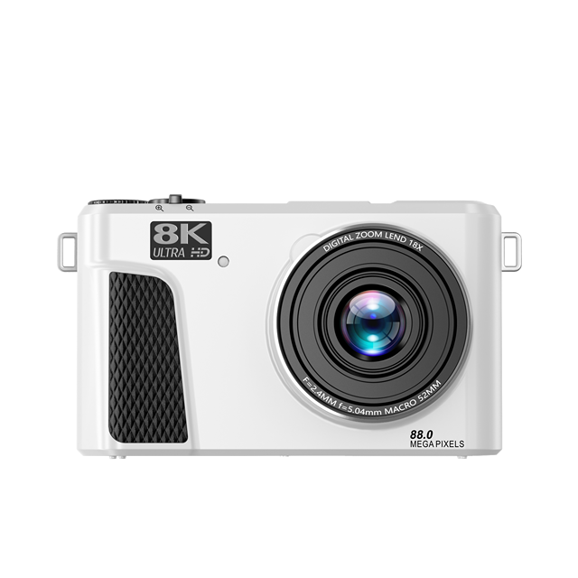 Flip Screen 8K Digital Camera WD300 88MP 18X Zoom 3.0" HD Display 19 Filters Detachable Battery Vlog Video Recorder YouTube
