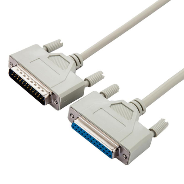 Printer Cable DB25 Male to Female 25 Pin Extension Line Parallel Port Computer Cable