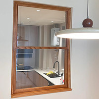 Fenêtre pliante de style rustique en bois massif de style vintage avec verre gaufré, coupe-vent, garantie de 2 ans