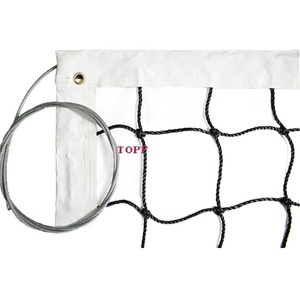 Filet de volley-ball en polyester PE de haute qualité 7m 9.5m Produit en fibre de verre de qualité supérieure pour les amateurs de sport - Product Image 3