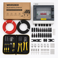 1KW 5KW 10KW Hybrid-Solarstromsystem QX--1-10KW Komplett mit Lithium-Ionen-Batterie und Monokristallinen PV-Modulen für Zuhause
