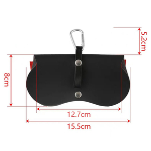 2023 Fashion Women PU Leather Cartoon Portable Storage Pendant Bag <b>Sunglass</b> Box Eyewear Bags - Product Image 6