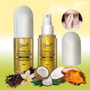 Vente en gros Logo personnalisé <span class=keywords><strong>parfum</strong></span> original pour le corps huile essentielle vanille noix <span class=keywords><strong>de</strong></span> coco musc ambre gris <span class=keywords><strong>parfum</strong></span> 50ml <span class=keywords><strong>phéromone</strong></span> parfums vaporisateur - Product Image 2