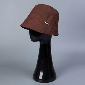 Sombrero de Pescador para Mujer 2025, Otoño Invierno, Nuevo, Juvenil, Casual, Urbano, Moderno, con Diseño Metálico y Serigrafía - Product Image 3