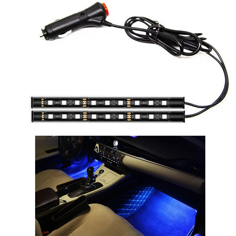 SEAMETAL APP 12V Car Atmosphere Lights USB LED Ambient Light Interior Underfoot Light