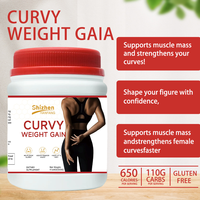 Suplemento Personalizable para Aumentar de Peso en Forma Curva para Mujeres, Polvo Herbal para Moldear el Cuerpo, para Glúteos y Caderas