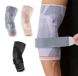 Manchon de compression pour coude en tricot 3D respirant, protection sportive, réduit la pression, vente en gros - Product Image 1